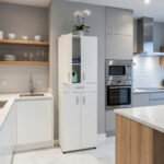 Ντουλάπα Kit με συρτάρι σε χρώμα λευκό 68x40x190