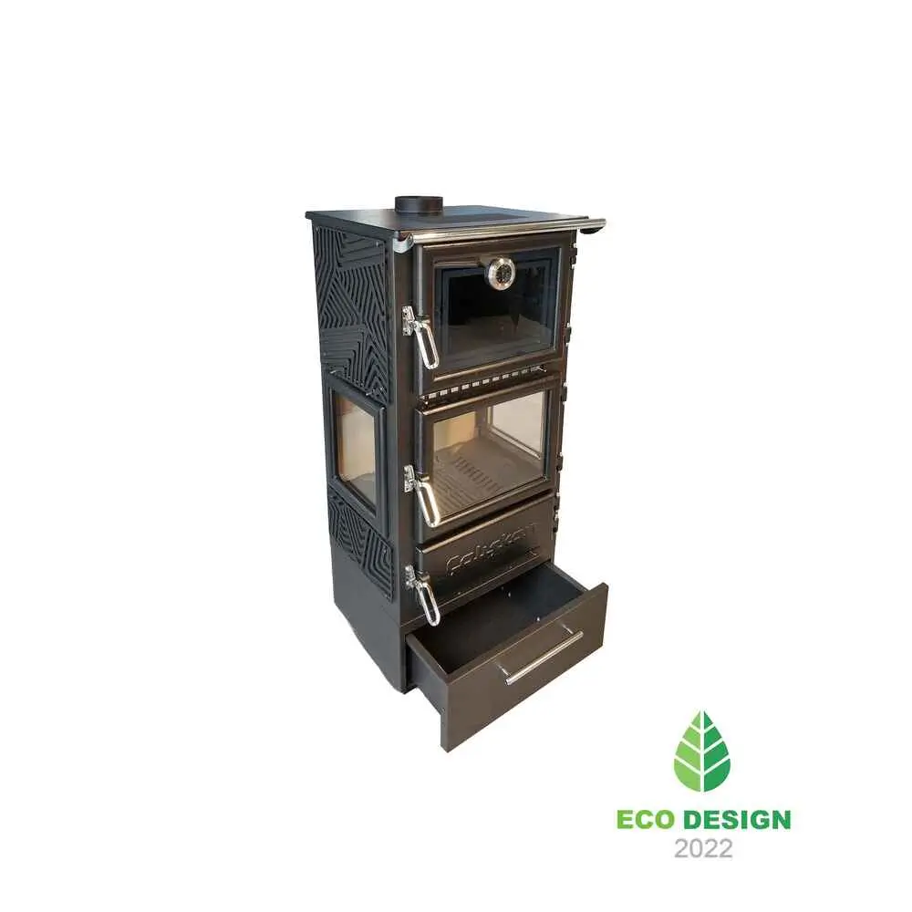 Caliskan 306-3D ενεργειακή σόμπα ξύλου με φούρνο BOX - Image 3
