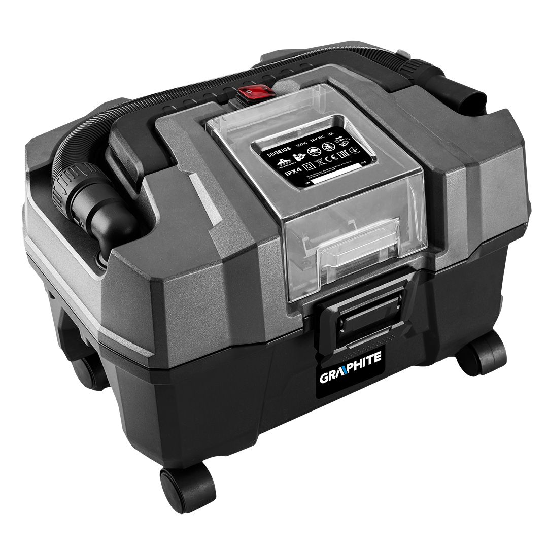 GRAPHITE Σκούπα μπαταρίας 18V Solo 58GE105