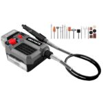 GRAPHITE 58GE107 Πολυεργαλείο 18V με εύκαμπτο άξονα & 40 εξαρτήματα 58GE107