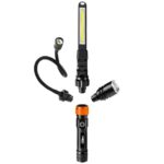 NEO TOOLS Φακός επαναφορτιζόμενος 3 σε 1 350 lumens 99-107