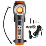 NEO TOOLS Φακός επαναφορτιζόμενος με αεροσυμπιεστή 4σε1 99-130