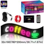 GLOBOSTAR® MATRIX GLB-106-0010 Εύκαμπτη Κυλιόμενη Ψηφιακή Επιγραφή 78x20cm P4.5 160x32 Pixel LED 20W AC 220-240V Αδιάβροχο IP65 Πολύχρωμο RGB - Bluetooth Control μέσω iPIXEL APP - Μ78 x Π0.4 x Υ20cm - 2 Χρόνια Εγγύηση