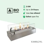 Xaralyn Burner S INOX Καυστήρας Βιοαιθανόλης