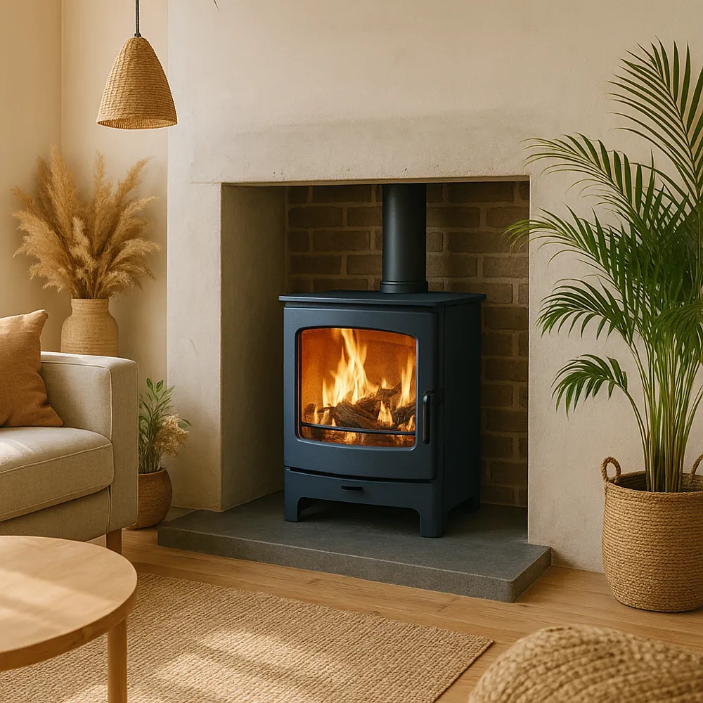 Charnwood Aire 7 Low Stand Blue Σόμπα ξύλου