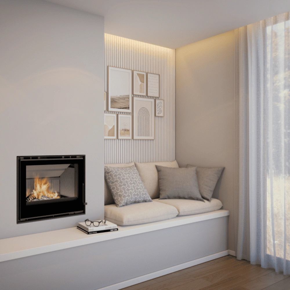 C&A Chama Cristal 69 Μαντέμι Ενεργειακό Τζάκι Ξύλου
