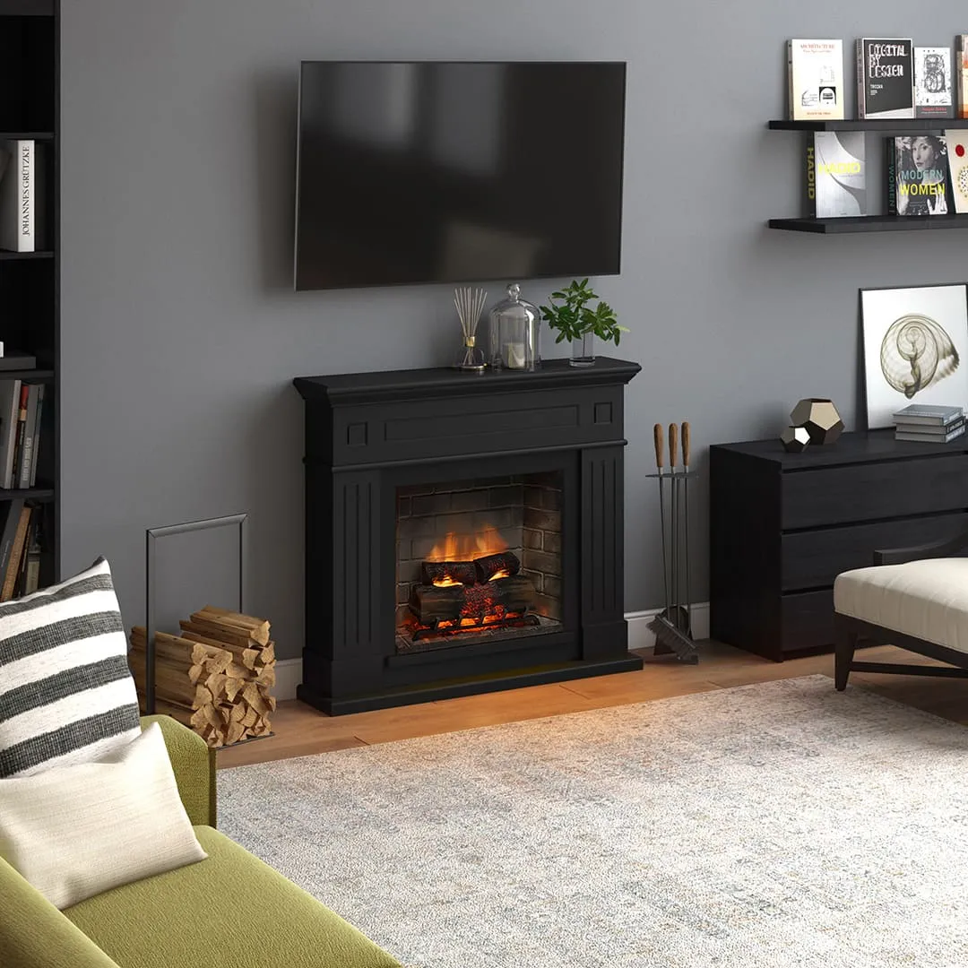 TAGU Larsen PowerFlame 2 Ηλεκτρικό Τζάκι BL