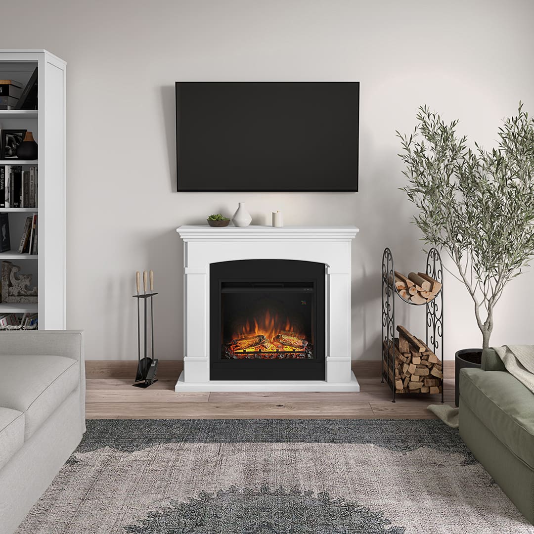 TAGU Helmi PowerFlame Ηλεκτρικό Τζάκι WH - Image 4