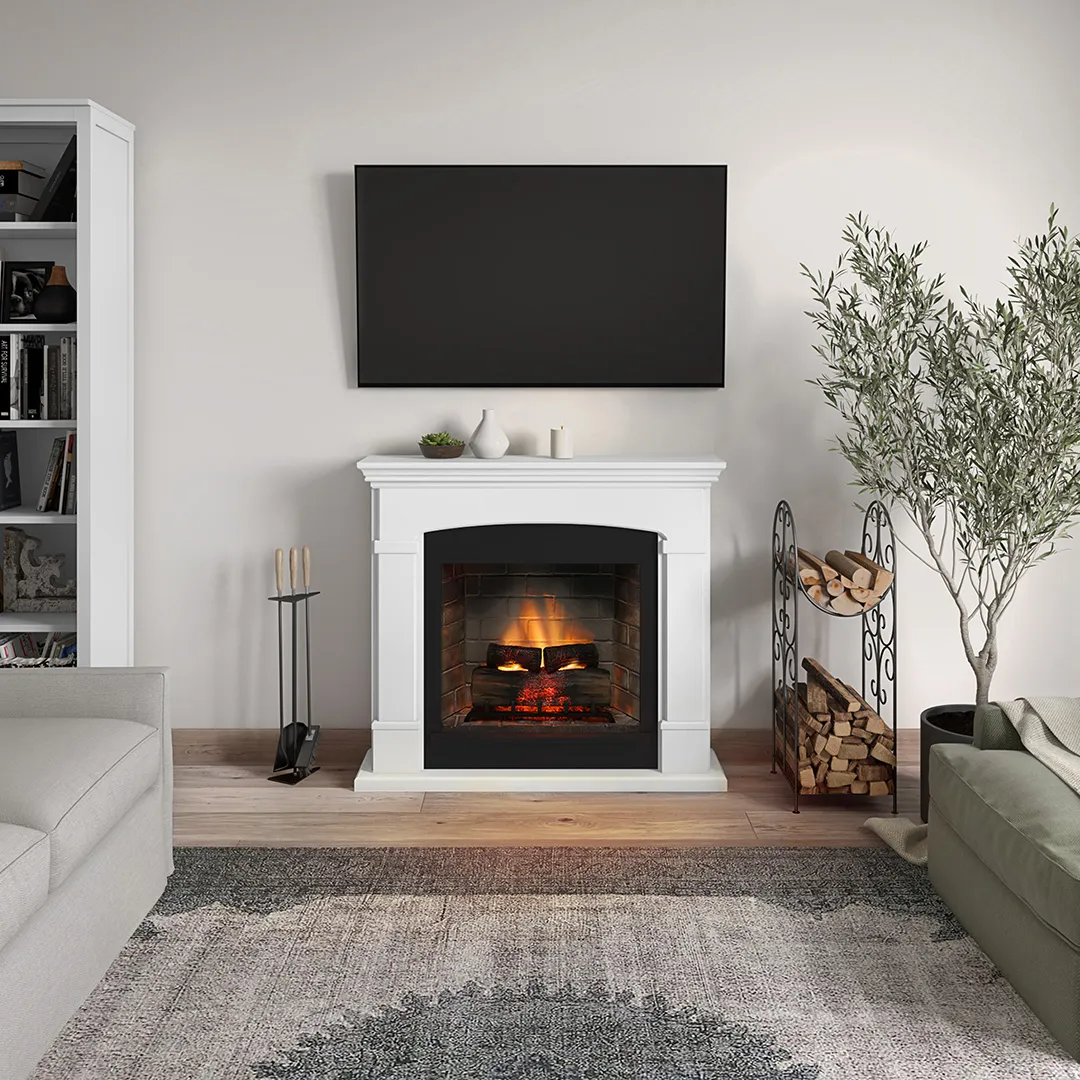 TAGU Helmi PowerFlame 2 Ηλεκτρικό Τζάκι WH - Image 4