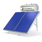 Panthermica Ηλιακός Θερμοσίφωνας 160lt, Επιλεκτικός 3,0τμ, INOX Κάλυμμα, Διπλής Ενέργειας – Ταράτσα