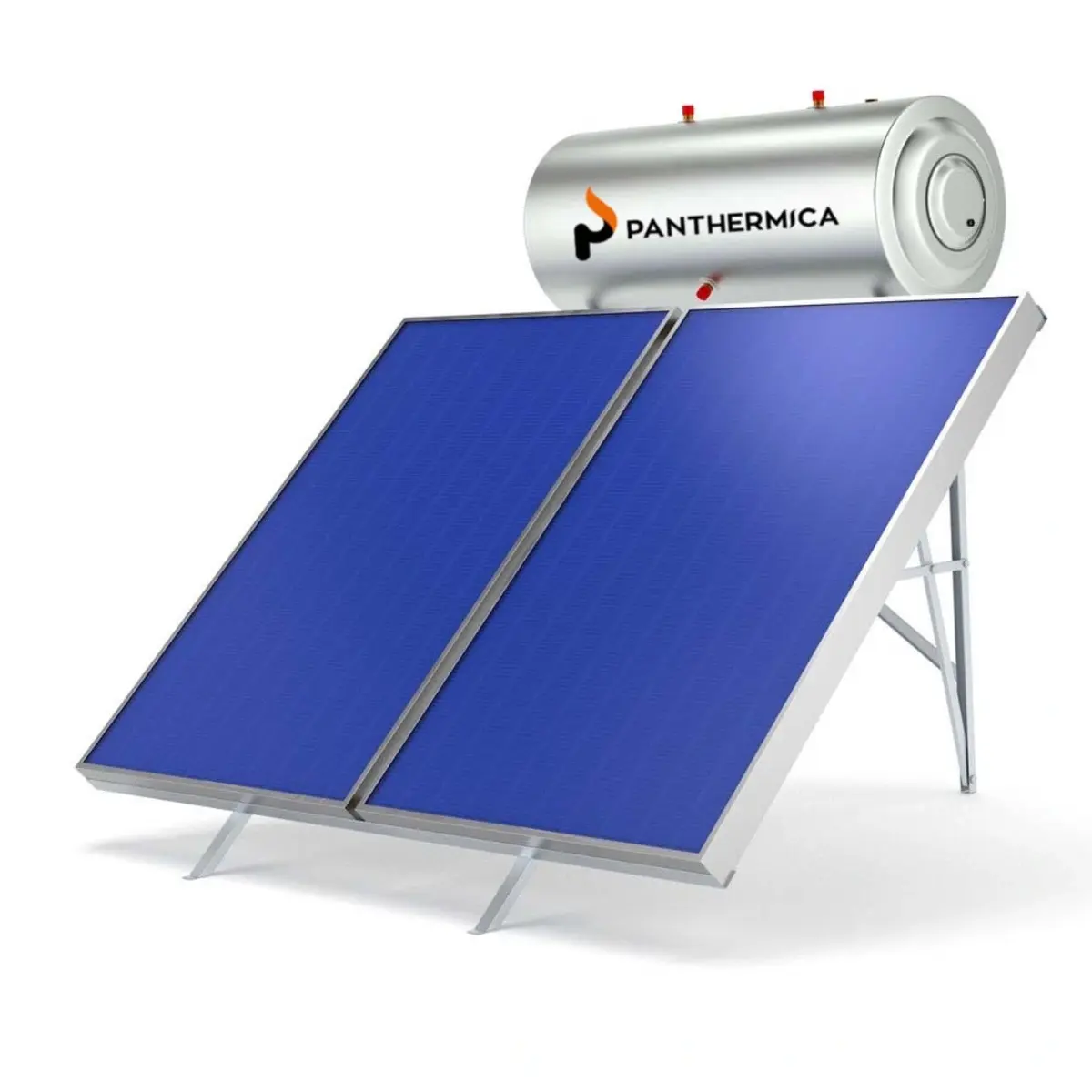 Panthermica Ηλιακός Θερμοσίφωνας 160lt, Επιλεκτικός 3,0τμ, INOX Κάλυμμα, Τριπλής Ενέργειας – Ταράτσα