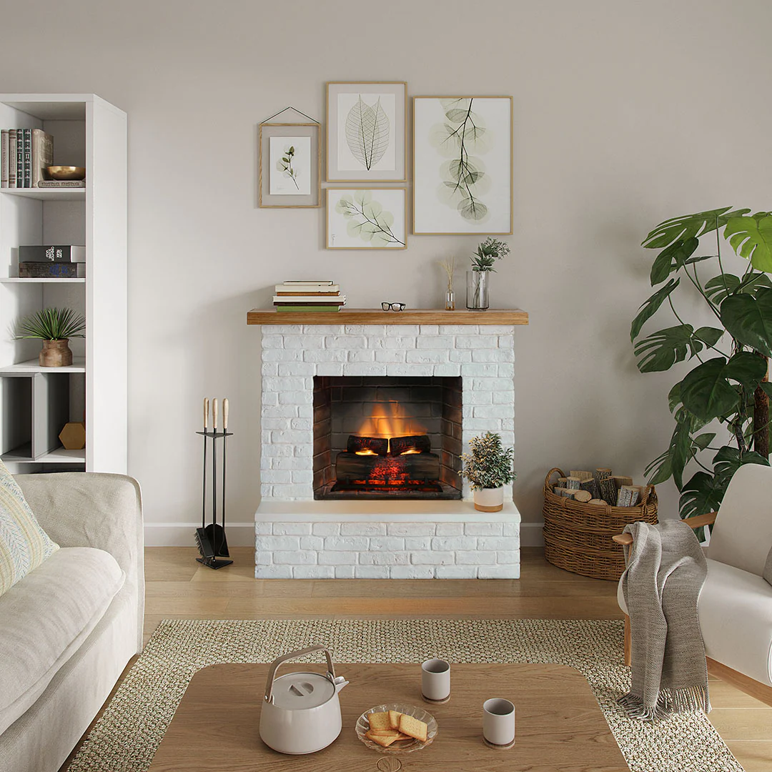 TAGU Rolf PowerFlame 2 Ηλεκτρικό Τζάκι WH - Image 2