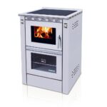 Senko SG-60 ενεργειακή σόμπα ξύλου με φούρνο Inox Mat
