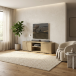 Solena έπιπλο τηλεόρασης 160x40x49εκ. Rookwood Oak