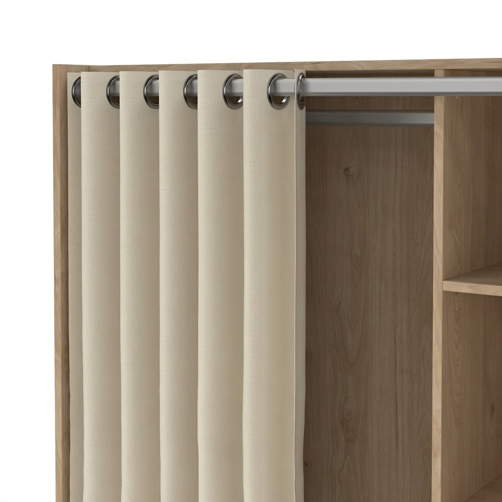 Unit ντουλάπα ανοιχτή 105x48,25x180,4εκ. Jackson Hickory - Image 3