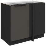Επιδαπέδιο ντουλάπι Arianna 105 ND 1F BB-Γκρι