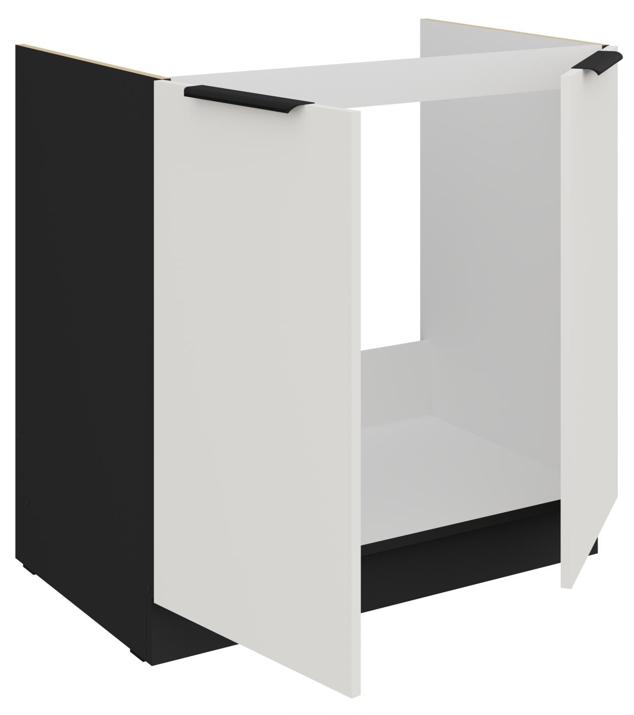 Επιδαπέδιο ντουλάπι νεροχύτη Arianna 80 ZL 2F-Λευκό - Image 2