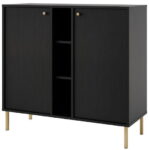 Μπουφές Siera 2F Shelf-Μαύρο