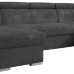Γωνιακός Καναπές Plaza U-Ανθρακί