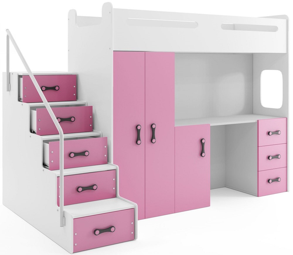 Κουκέτα Steps plus-Leuko-Roz - Image 2