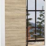 Ντουλάπα Vissal 180 συρόμενη-Leuko - Drus