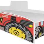 Παιδικό Κρεβάτι Agrotruck-160 x 80-Kokkino