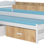 Παιδικό Κρεβάτι Camaro-Leuko Fusiko-180 x 80-Με προστατευτικό