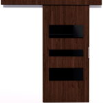 Συρόμενη πόρτα Euro-Wenge-Μήκος: 76 εκ,
