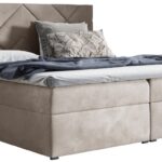 Επενδυμένο κρεβάτι Box 3-Mpez-160 x 200