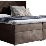 Επενδυμένο κρεβάτι Box 3-Kafe-160 x 200