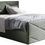 Επενδυμένο κρεβάτι Sergio Lux