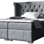 Επενδυμένο κρεβάτι Dutti-Gkri Skouro-160 x 200