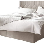 Επενδυμένο κρεβάτι Box 5-Mpez-160 x 200
