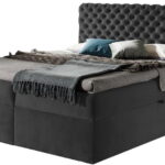 Επενδυμένο κρεβάτι Chesterfield-Gkri-180 x 200