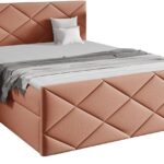 Επενδυμένο κρεβάτι Herkules-Korali-120 x 200