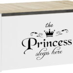 Έπιπλο αποθήκευσης Princess Black-Leuko-Sonoma