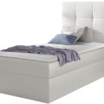 Επενδυμένο κρεβάτι Mini 2-Leuko-90 x 200-Deksia