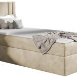 Επενδυμένο κρεβάτι Carmen Mini-Mpez-100 x 200-Aristera