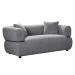 ΚΑΝΑΠΕΣ 2-ΘΕΣΙΟΣ ARCTIS HM3328.01 ΓΚΡΙ ΥΦΑΣΜΑ 169x88x68Υεκ.