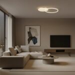 kelvo® VENOM KLV-101-0182 Φωτιστικό Οροφής LED 45W 4500lm 360° AC 220-240V IP20 Ρυθμιζόμενο Λευκό CCT με Χειριστήριο από 2700K έως 6000K Dimmable - Lumileds SMD Chip - Λευκό Ματ - Μ60 x Π40 x Υ7.5cm - 3 Χρόνια Εγγύηση