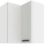 Κρεμαστό ντουλάπι γωνιακό Nelor 60x60 GN 72 2F-Λευκό