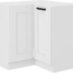 Επιδαπέδιο ντουλάπι γωνιακό Nelor 90x90 DN 2F BB
