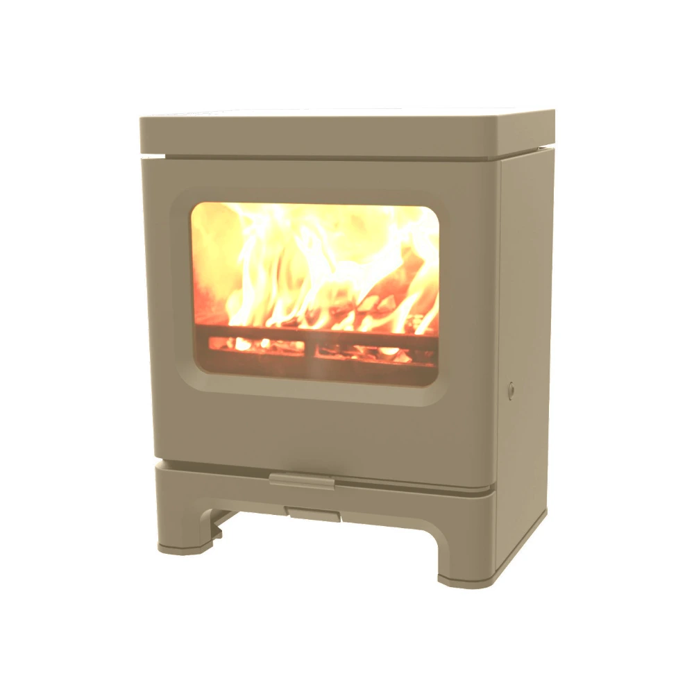 Σόμπα Ξύλου Charnwood Skye 5 Low Stand – Almond