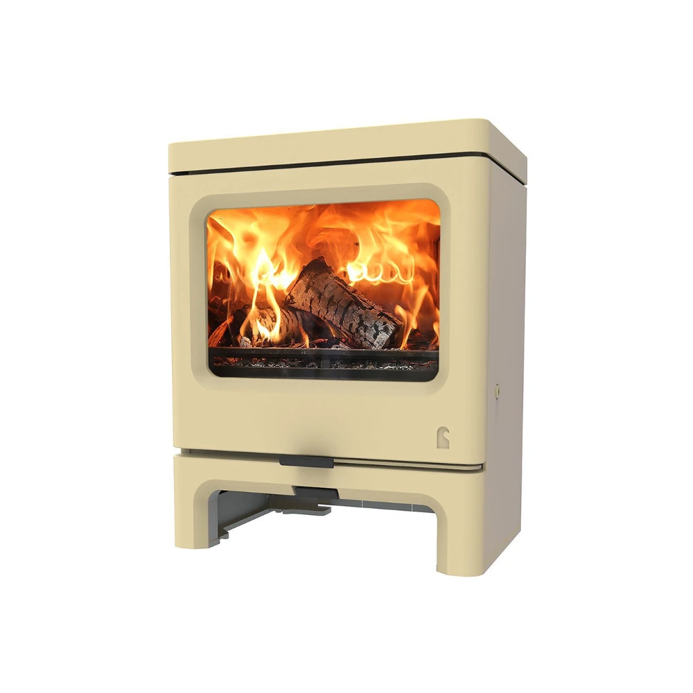 Σόμπα Ξύλου Charnwood Skye 7 Low Stand – Almond