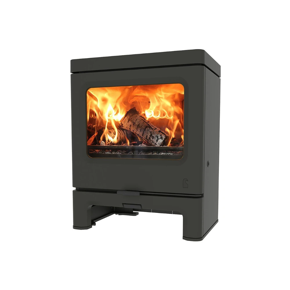Σόμπα Ξύλου Charnwood Skye 7 Low Stand – Gunmetal
