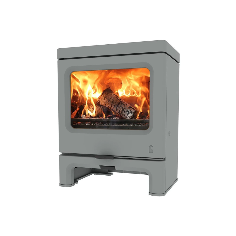 Σόμπα Ξύλου Charnwood Skye 7 Low Stand – Pewter