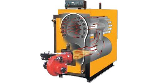 Thermostahl Enercond 1160 Λέβητας Πετρελαίου Αερίου Συμπύκνωσης με Καυστήρα 1000000kcal/h