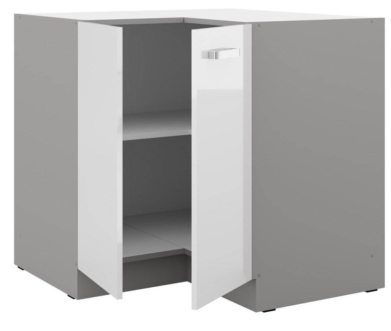 Επιδαπέδιο ντουλάπι γωνιακό Ramon 90x90 DN 2F BB - Image 2
