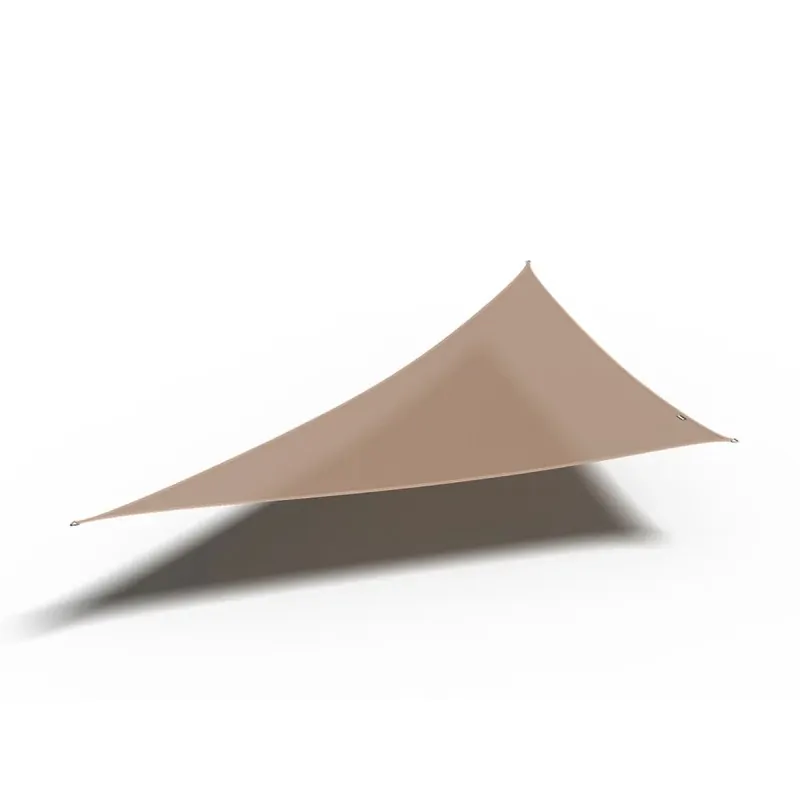 Πανί Σκίασης Τρίγωνο 280gsm Premium 90° - 4 x 4 x 5,7m - Άμμου