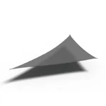 Πανί Σκίασης Τρίγωνο 280gsm Premium 90° - 4 x 4 x 5,7m - Γκρι
